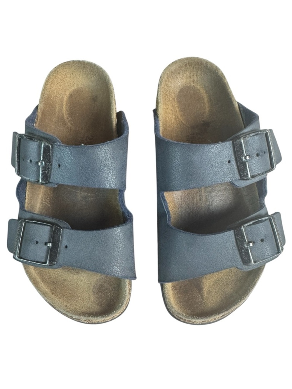 Birkenstock Little Kids Unisex Navy Arizona Cork Bottom Sandals US 10–10.5 EU 28